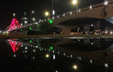 Sông Hàn soi bóng về đêm...